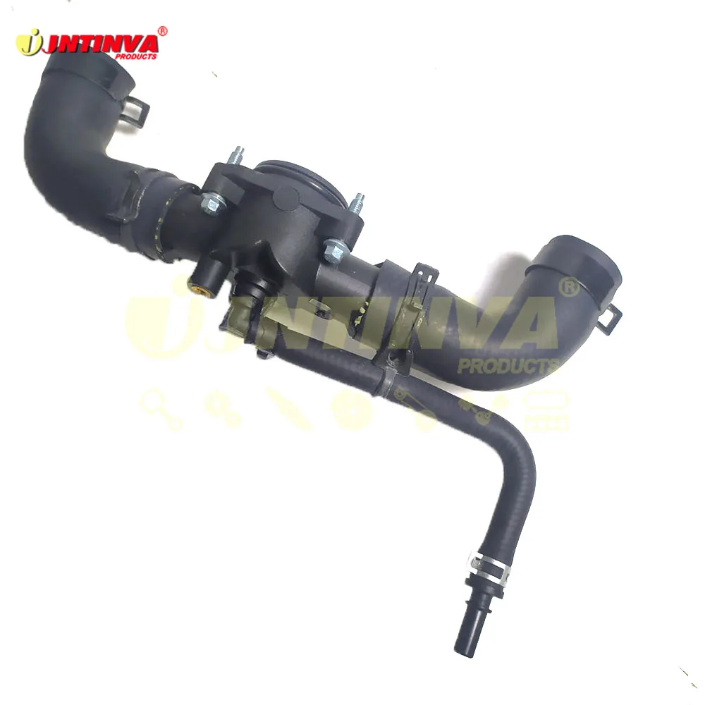 LR022690 Water Outlet Connection Hose LR022690 AL3Q8594BB GL2374 for Land Rover Range Rover Vogue 2002 - 2009 2010 - 2012 Upper