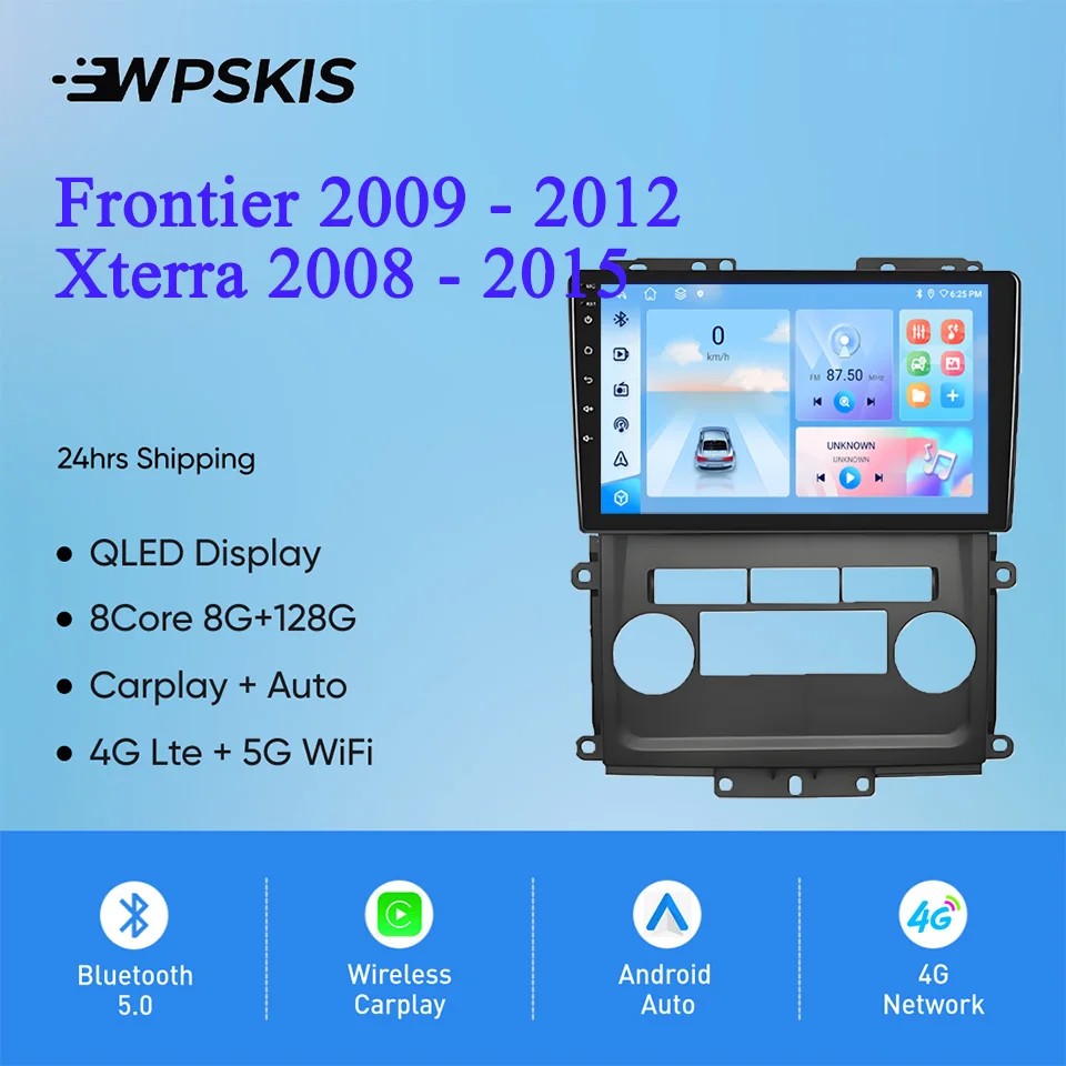 

8G Ram 128GB Android 14 Car Radio Multimedia Auto GPS Navigation PC Tablet For Nissan Frontier Xterra 2009 - 2012 Carplay DSP