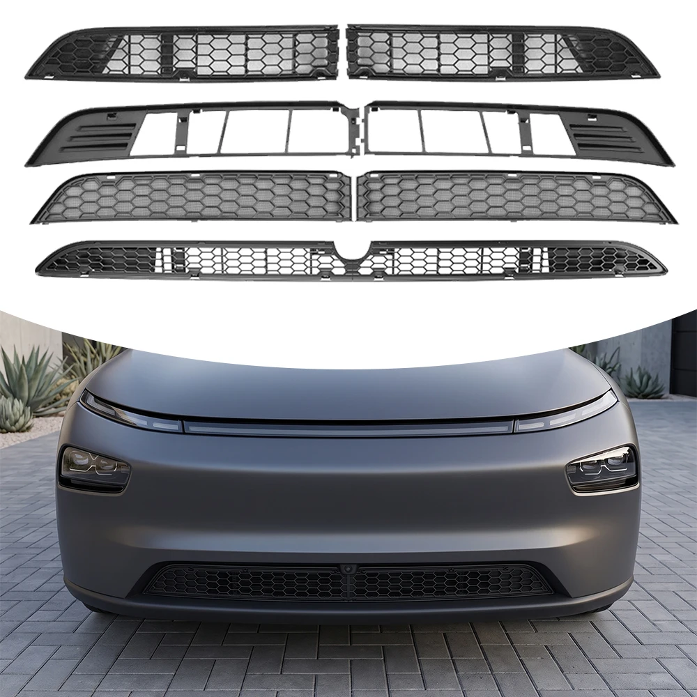 Car Air Vent Grille Lower Bumper Anti Insect Net Air Inlet Dustproof Cover For Tesla Model 3 Highland Model Y Juniper Model Y
