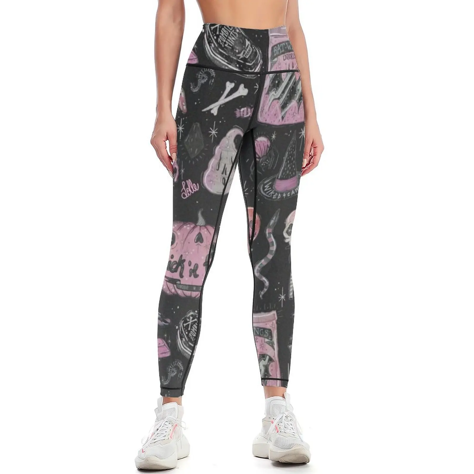 Trick 'r Treat Leggings Fitness woman Women's pants Tight fitting woman gym wear Womens Leggings