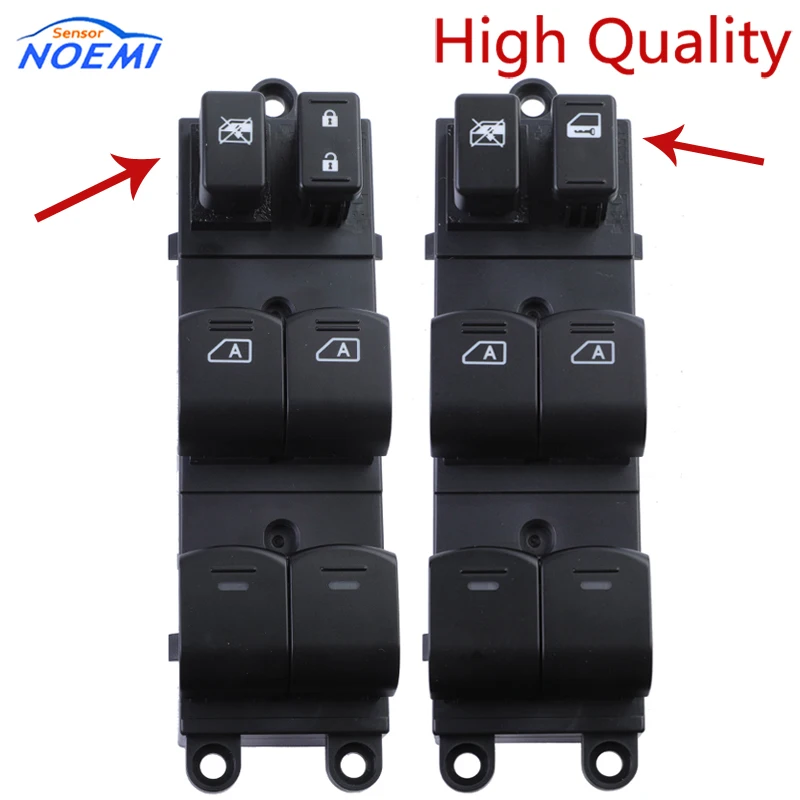 YAOPEI 25401-ZT10A 25401ZT10A Front Left For 2004-2012 Nissan Titan Crew Cab Master Power Window Switch 25401-7Y010