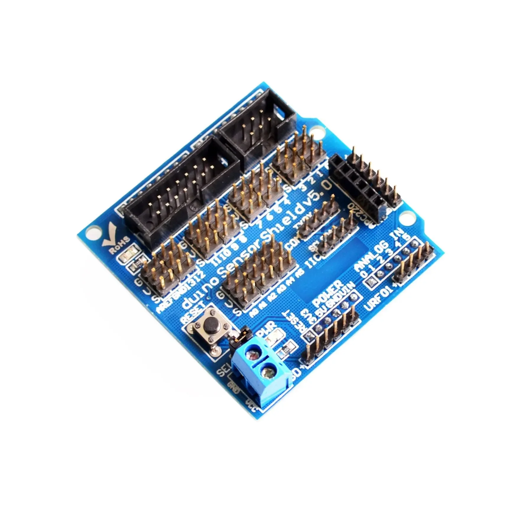 Sensor Shield V5.0 sensor expansion board MEGA R3 V5 for Arduino electronic building blocks of robot parts