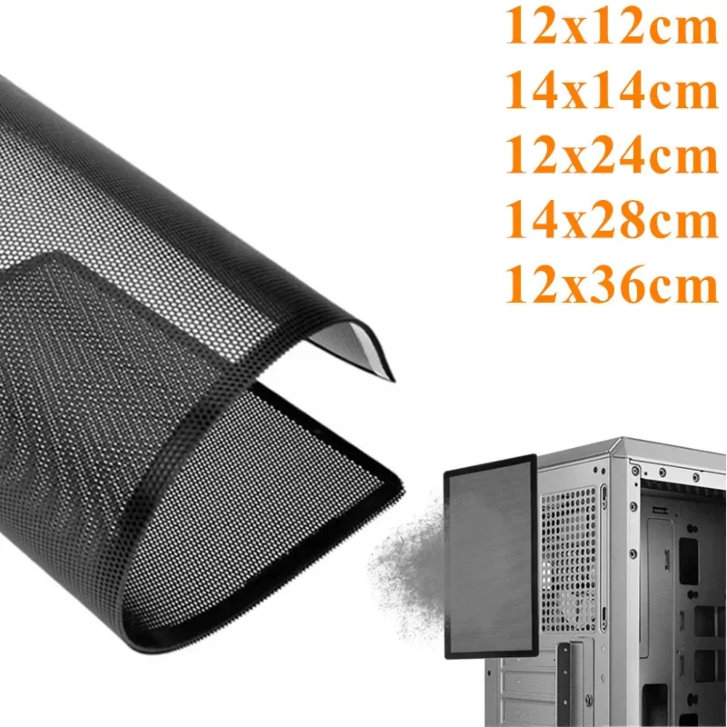 Top-notch Premium High-Quality Fine Mesh PVC Dust Filter Cover - Durable and Effective Computer Fan Grill and Accessories Cover