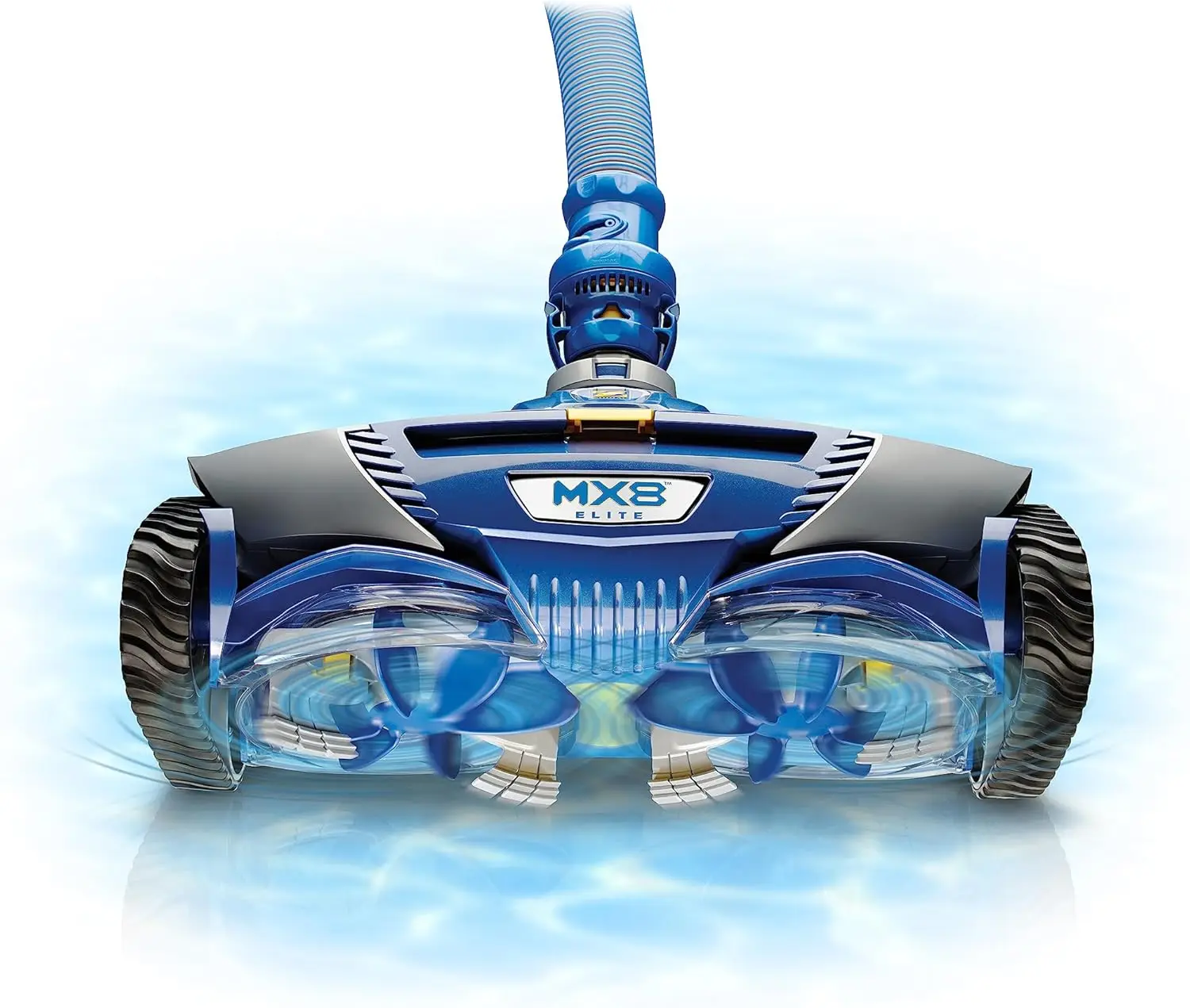 Elite Suction Pool Cleaner，Spinning brushes that constantly spin and scrub to remove algae and fine