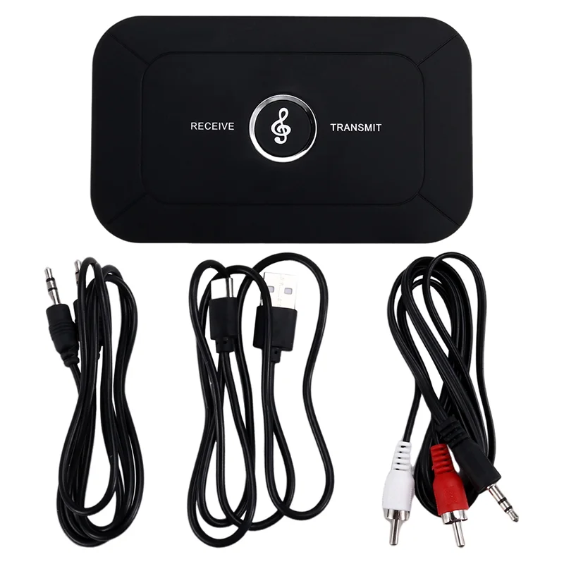 Penerima Audio Bluetooth 5.3 Efisien Stereo 3.5Mm AUX Jack USB Dongle Musik Adaptor Nirkabel untuk Headphone TV PC Mobil
