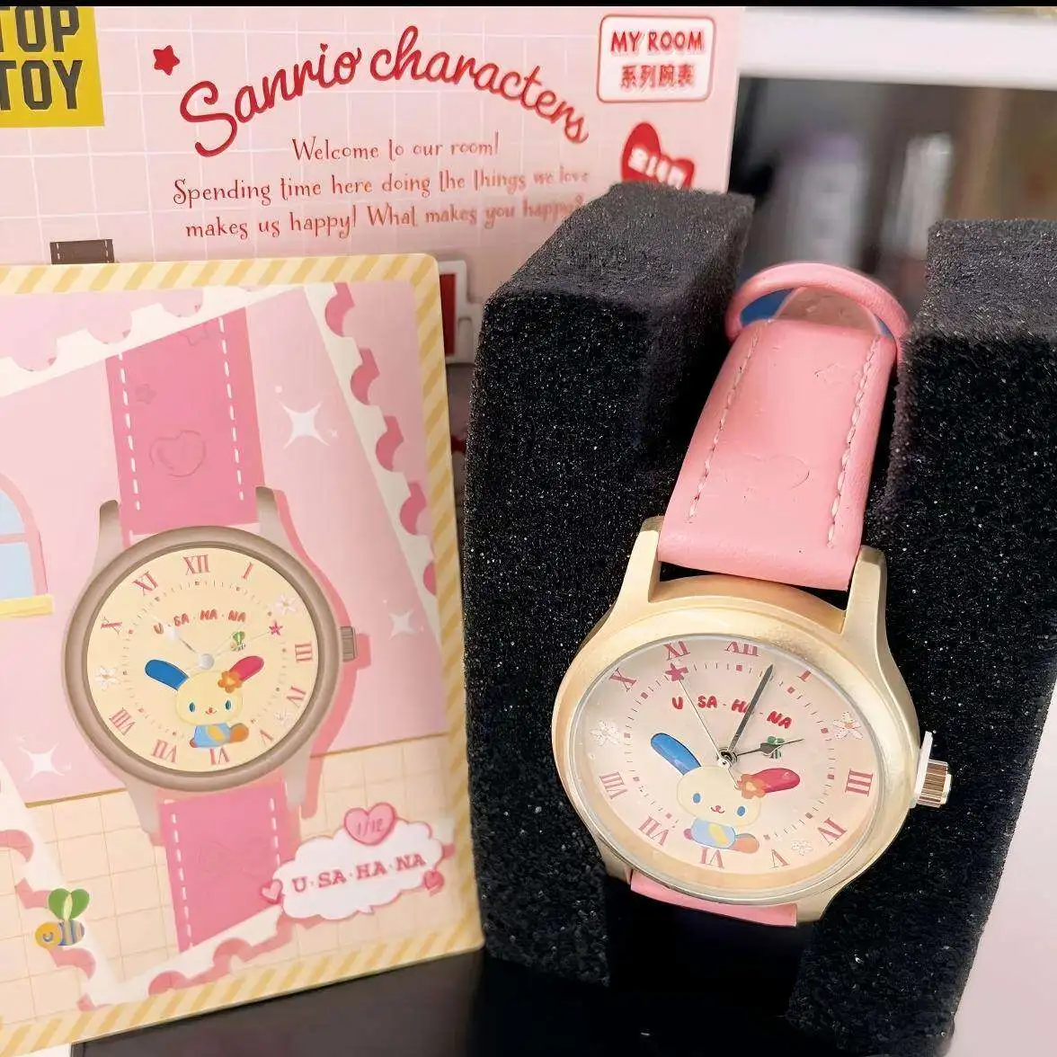 New Genuine Sanrio Characters My Room Serise Watch Blind Box Hello Kitty My Melody Pompompurin Cinnamoroll Kuromi Toy Girl Gift - view 3