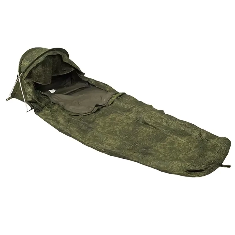 Russian   Individual Tent EMR Windproof Waterproof Sleeping Bag Outdoor Camping   Gear Hiking Shelter