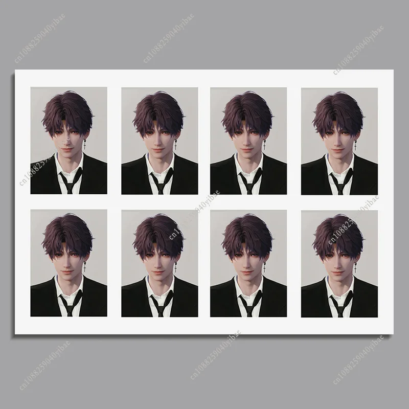 Amour et espace profonde Sylus Xavier Zayne Rafayel Caleb dessin animé ID Photo Anime Cosplay personnage Photo papier Fans Collection cadeau