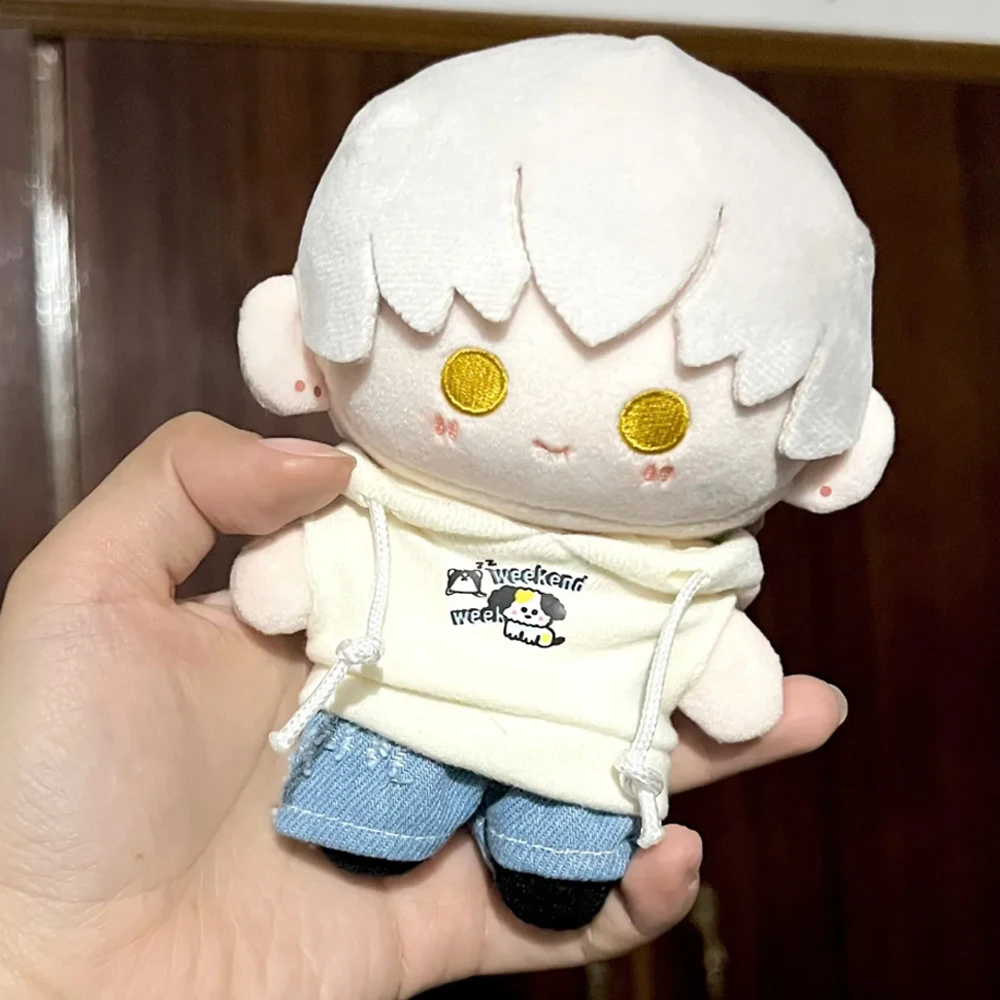 1 set Hond Hoodie 10 cm Katoenen Poppenkleertjes met Hoed Kleine Tas Poppenkleertjes Outfit Puppy Set Pak Pop Aankleden Set