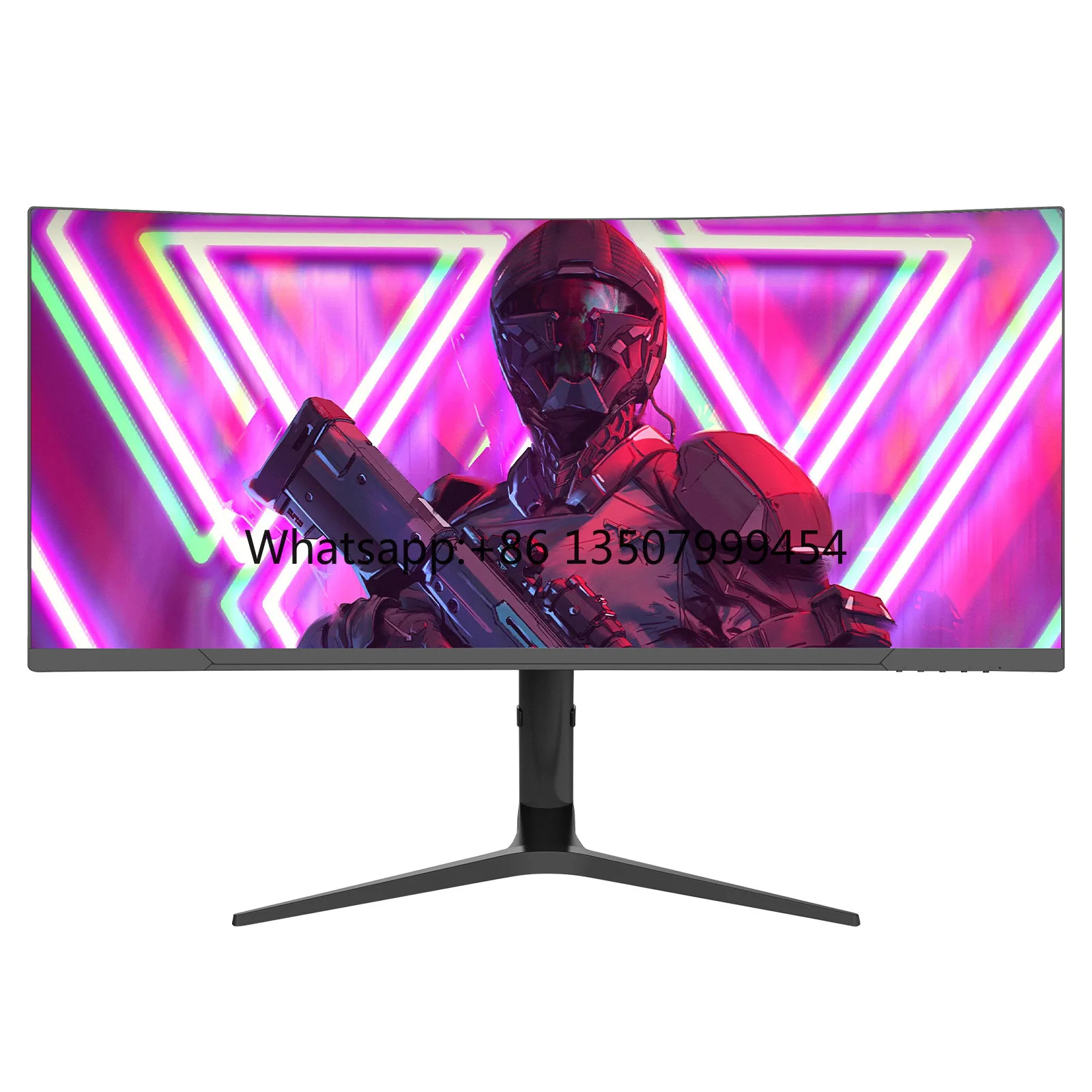 High Resolution 4K 34Inch 165Hz 1Ms VA Panel 120% SRGB Frameless 21:9 Desktop Computer Monitor Adjustable Stand Office Gaming