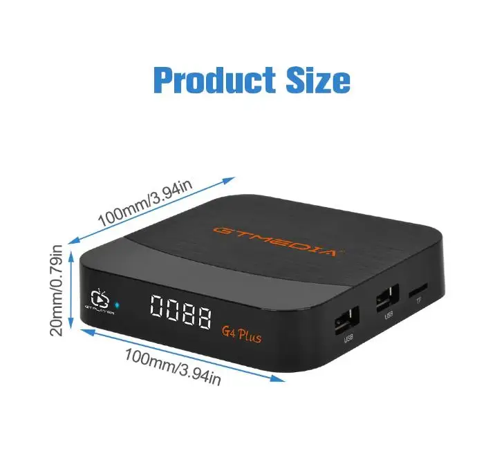 [Genuine]GTMEDIA G4 Plus Android 11 Smart TV Box Amlogic 905W2 Bluetooth Voice Remote Control WIFI UHD 4K 3D Best media player