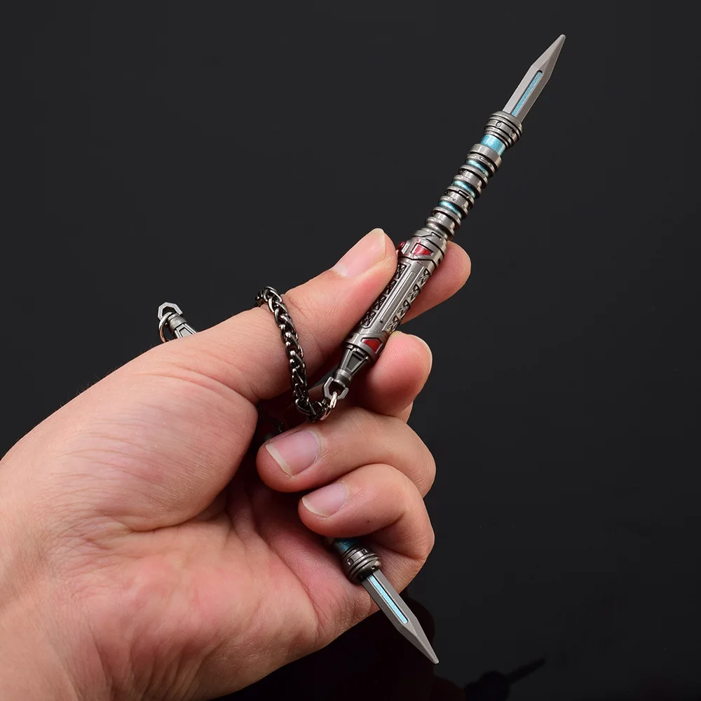 Apex Legendes Erfstukken As Erfstuk Sterkste Link Metalen Wapen Model Katana Metaal Octane Samurai Zwaard Sleutelhanger Kids Geschenken Speelgoed