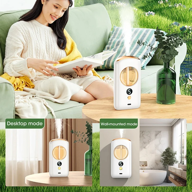 Xiaomi Smart Aromatherapy Machine Air Freshener Purifier Automatic Sprayer Essential Oil Perfume Diffuser Living Room Deodorizer