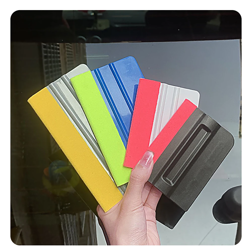 15M 3 Layers Fabric Felt Edge for Vinyl Car Wrap Squeegee Protective Buffer Cloth Tape Window Tint Tool Self Adhesive Felt Patch