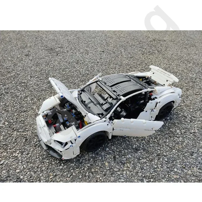 42096 Classic Cool Sports Car Compatible with MOC-129201 RC Electric Supercar 1769 Parts Building Block Model Kids Gift Toy