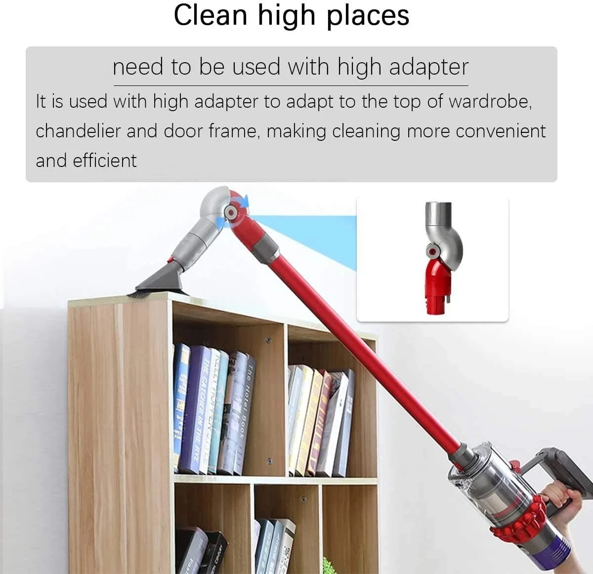 デロンズ掃除機用部品アダプター,v12/v10スリムデジタルスリムクイックリリースアダプターツール