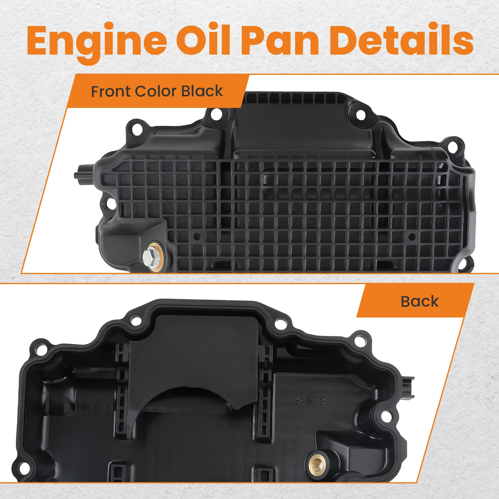인피니티 Q50 2016-2021 Q60 2017-2021 AWD 11110-5CB2B용 하부 엔진 오일 팬