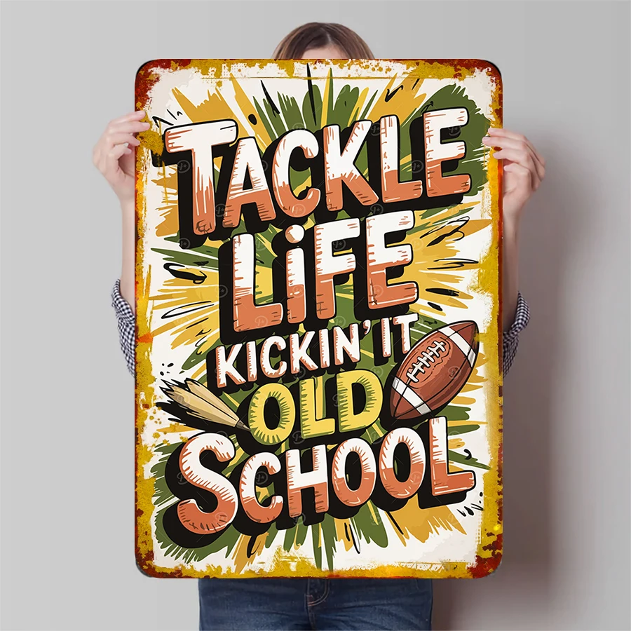 Home Gym Old School - Tackle Life Kickin It Old School