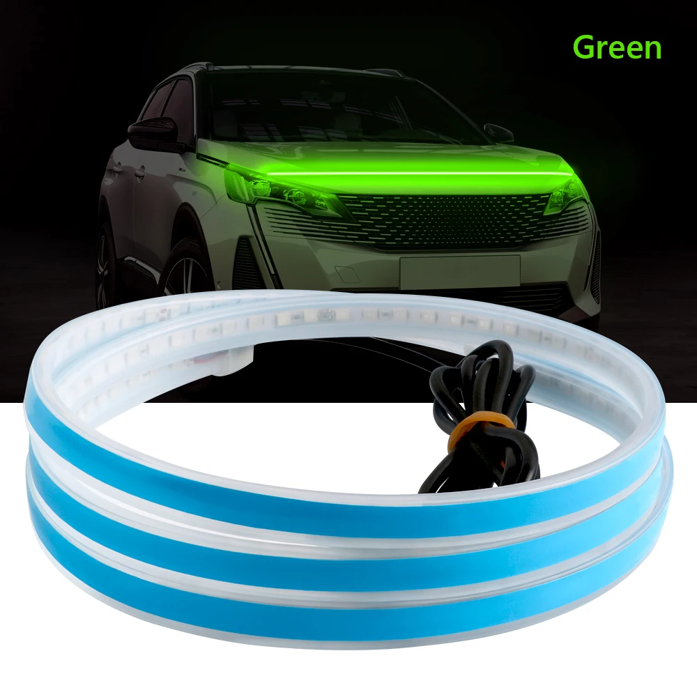 150cm 180cm Led Auto Haube Lichter Streifen Universal Motor Haube Guide Dekorative Licht Bar Auto Scheinwerfer Tagfahrlicht laufschuhe Licht