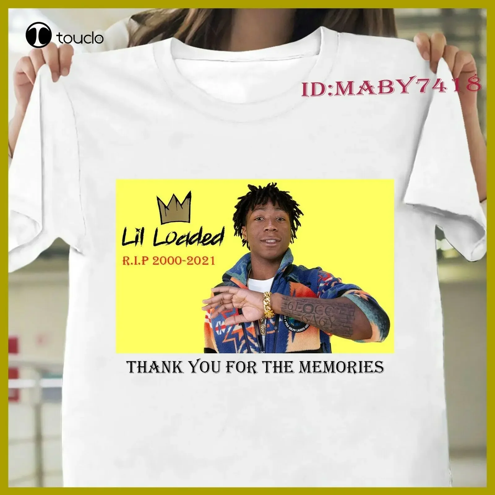 New R.I.P Lil Loaded 2000-2021 Thank You For The Memories Unisex T-Shirt All Size Tee Shirt Xs-5Xl Womens Shirts New Popular
