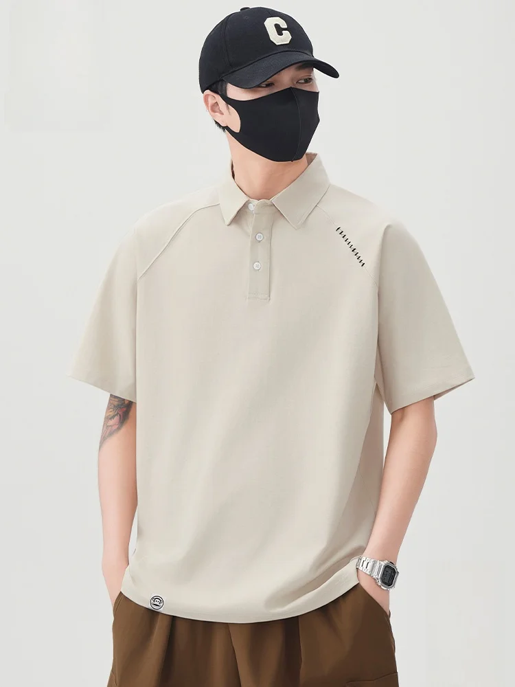 

Мужская свободная повседневная футболка с коротким рукавом, летняя новинка, удобная, дышащая, из смесового хлопка