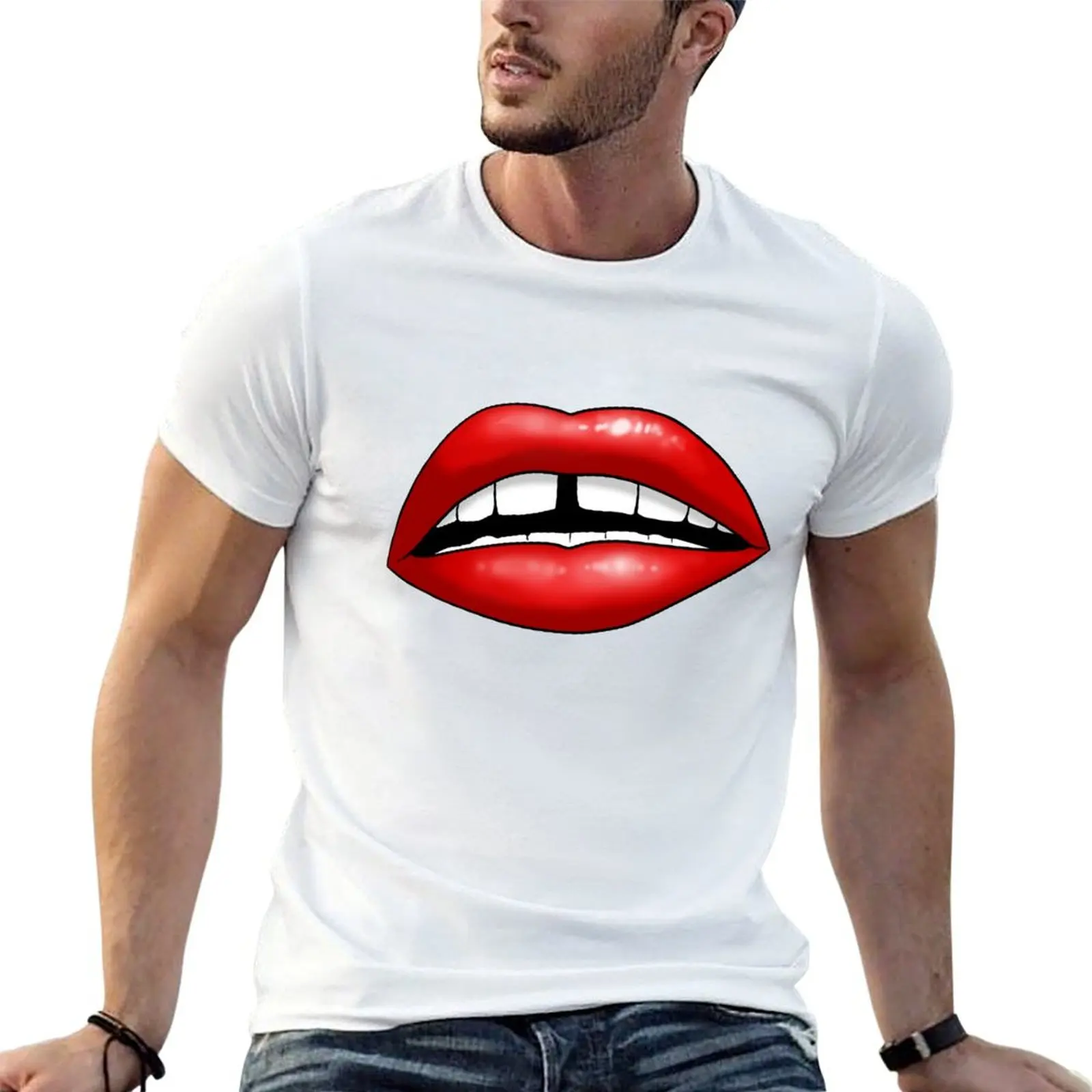 Deal with it T-Shirt Vintage Print Crew Neck Tee