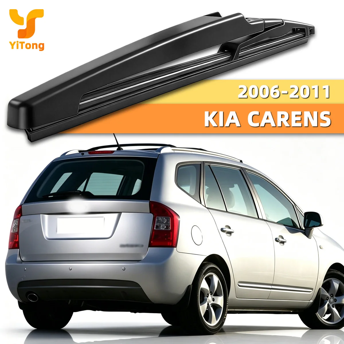 Image of Yitong ist für KIA CARENS 2006-2011 geeignet. Die Heckscheibenwischerblätter sind den ganzen Tag geräuschlos und sind austauschbare Autoteile.