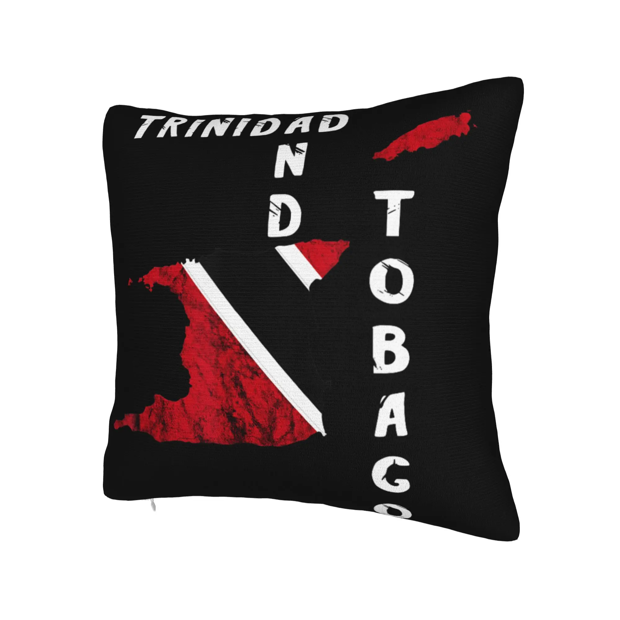 Decorative Pillowcases Trinidad and Tobago Flag Football Merchandise Bedroom  Pillow Case Cover Square Multi-Size