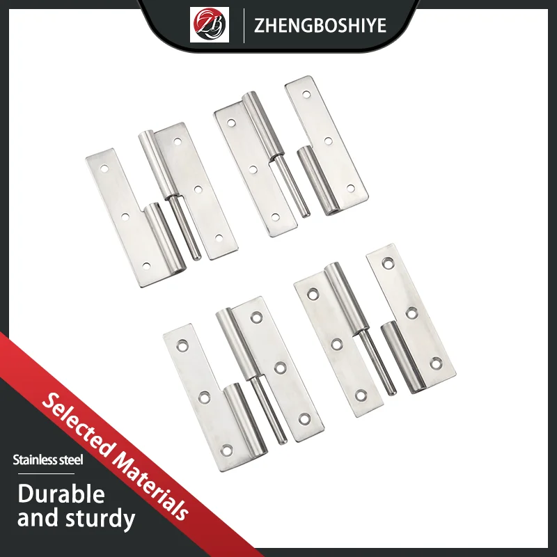 

304 Stainless Steel Hinges For H-Shaped Detachable Cabinet Doors And Windows Used In Industrial Activities