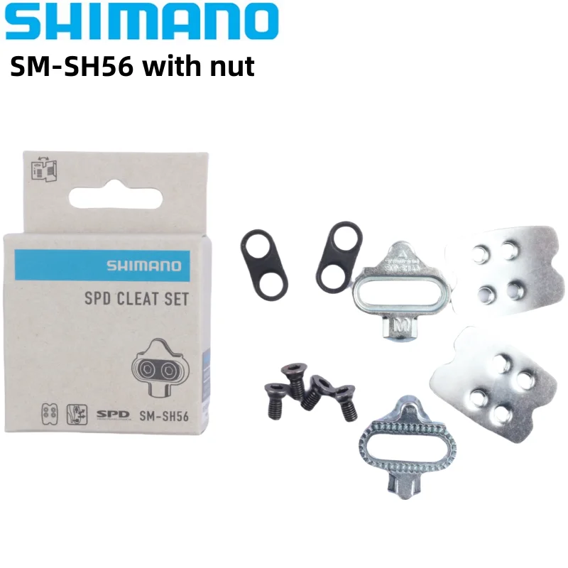 SHIMANO SPD SM SH51 SH56 Pedal Cleats Plate Bike Float Mountain Bicycle Cleats SH51 SH56 M520 M540 M8000 M8020 Original Shimano