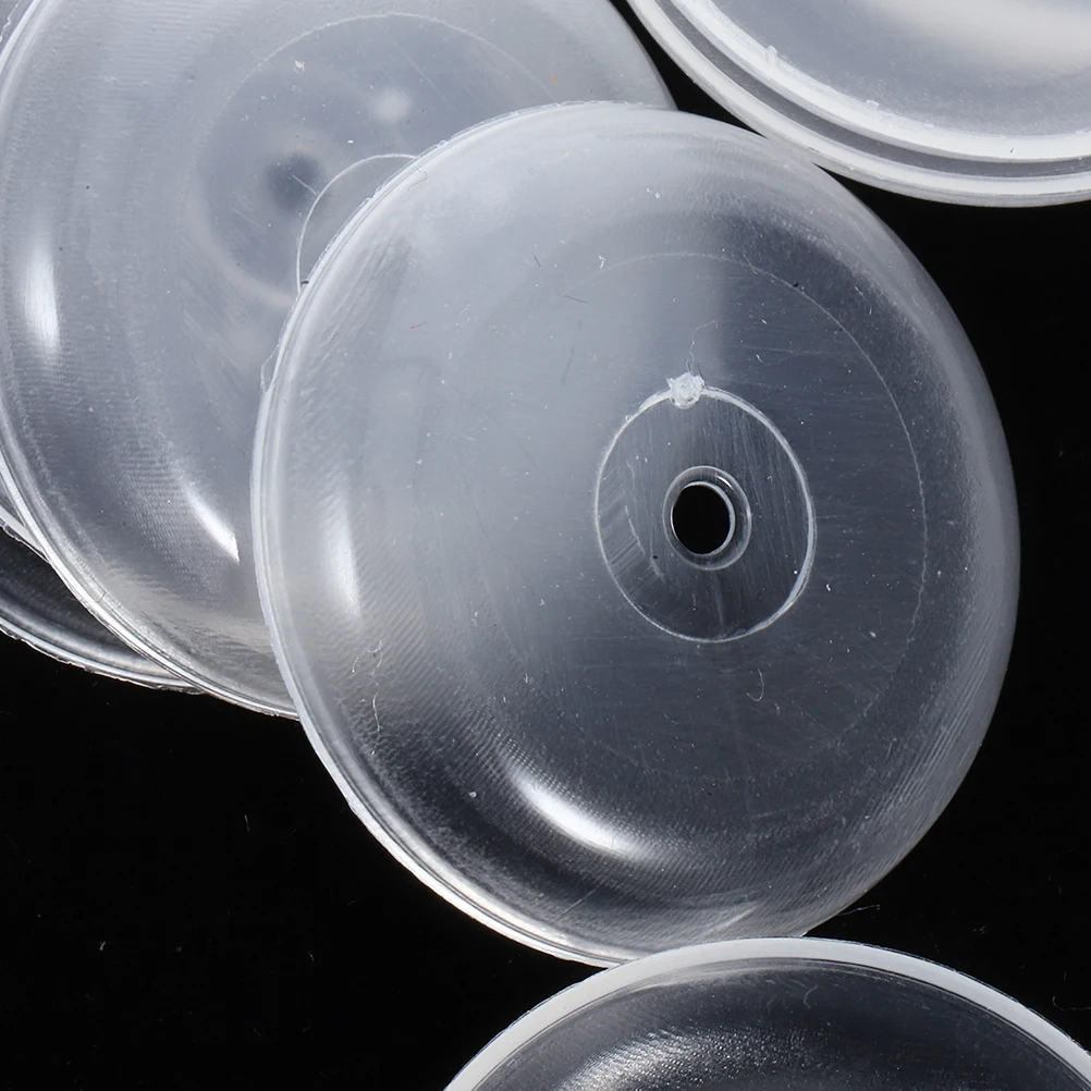 

25Pcs Clear Plastic Drip Protectors Wax Catchers Taper Candles Wedding Table Holders High Transparency Stable Design