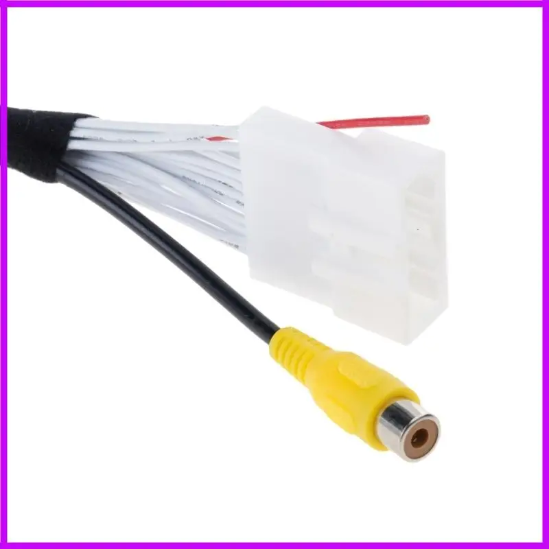 R9CC Backup Camera Video Cable for Renault- Monitor Reverse Connection AV Extension Cord RCA Coupler Power Cable