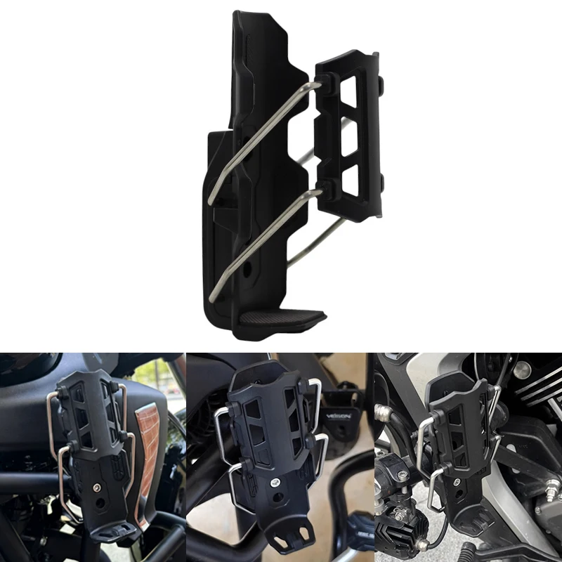 

Новый 360° ° Регулируемая клетка для чашки на руль, универсальный держатель для бутылки с водой для велосипеда и мотоцикла для Crash Bar 22-25 мм