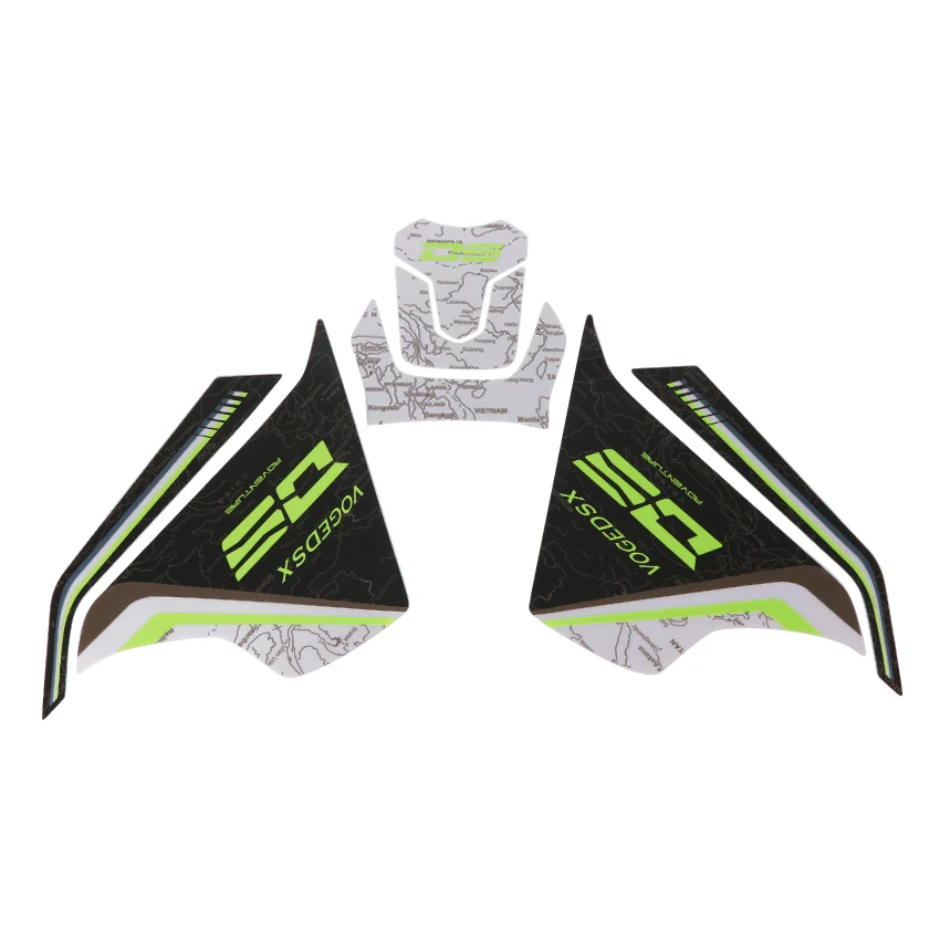 

Fits for VOGE DS900X 2024-2025 Years Motorcycle Side Fuel Tank Pads Decals Protector Body Fishbone Sticker Patches Accessories