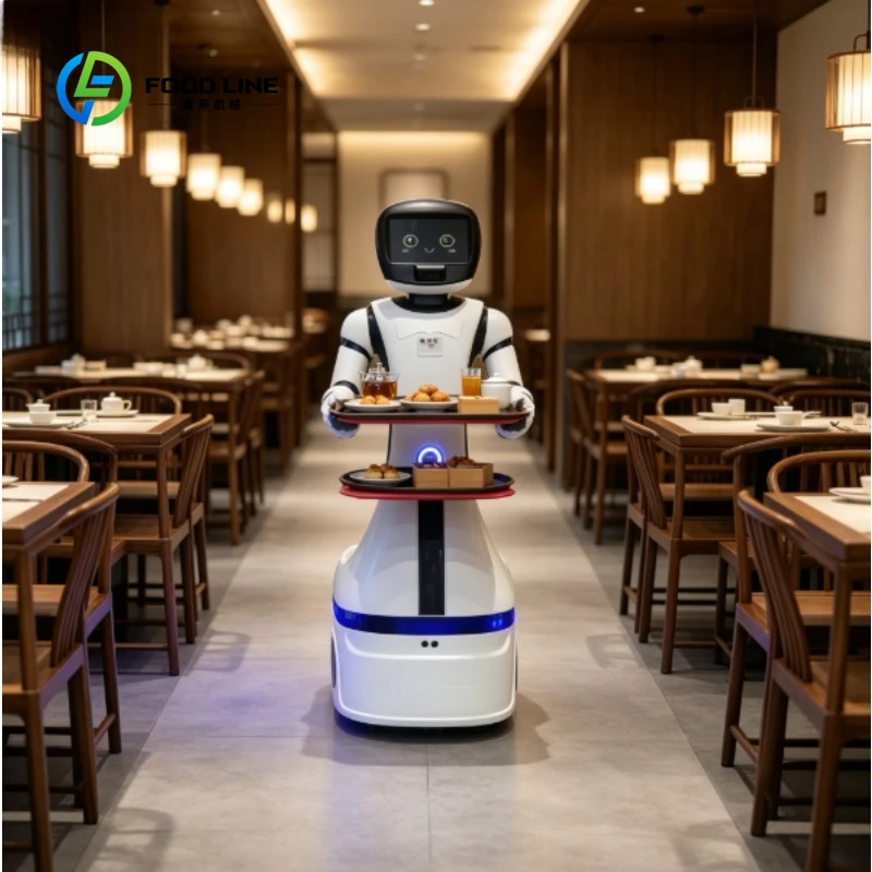 Custom Smooth Operation Hotel & Package Delivery Robot, Easy Maintenance Intelligent Automatic Commercial Service Robot