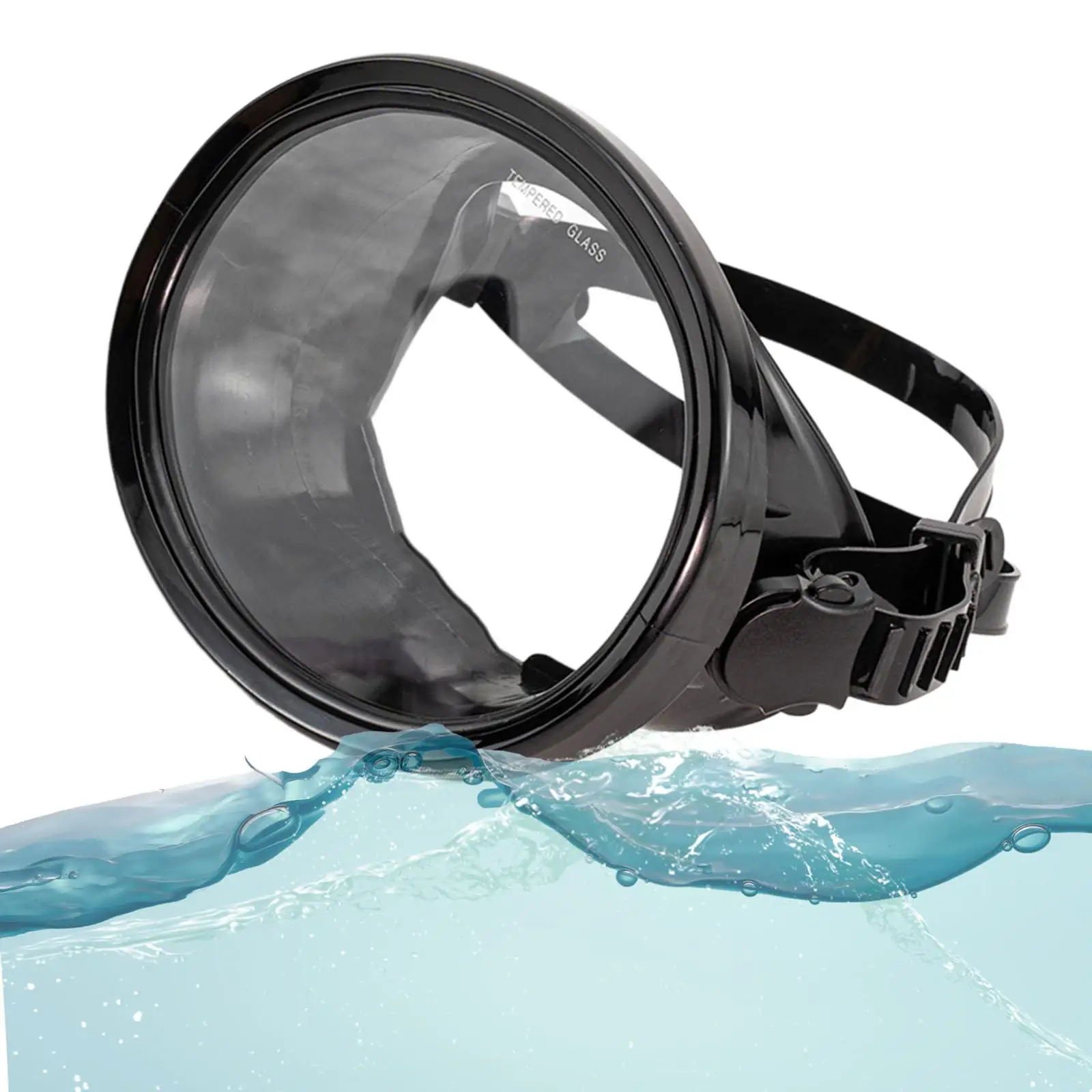 Single Lens Diving Mask Wide View Anti Fog Professional Swim Mask Dive Mask for Spearfishing Underwater Scuba Diving Freediving