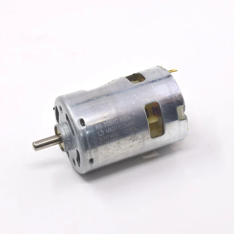 Micro 42mm*60mm Mabuchi RS-755VC-6026 Carbon Brush Motor DC 12V 18V 24V High Speed High Power for Electric Drill Tool Saw Mower