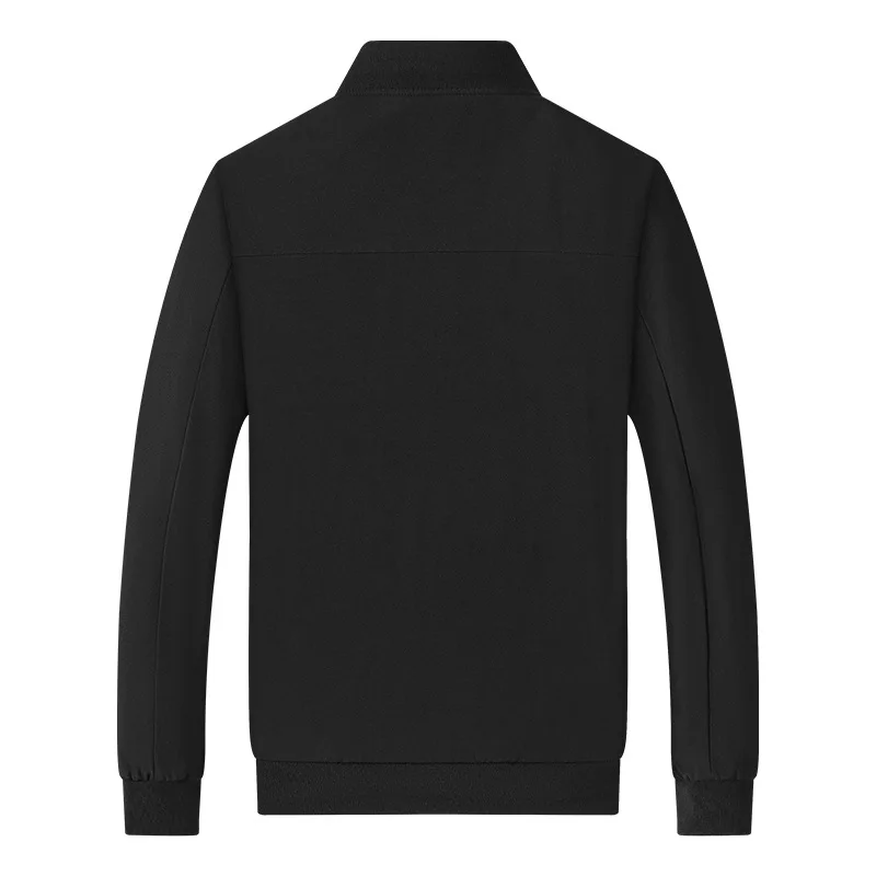Spring And Autumn Jacket Men's Stand-Up Jacket Simple Versatile Casual Top Medium Jacket