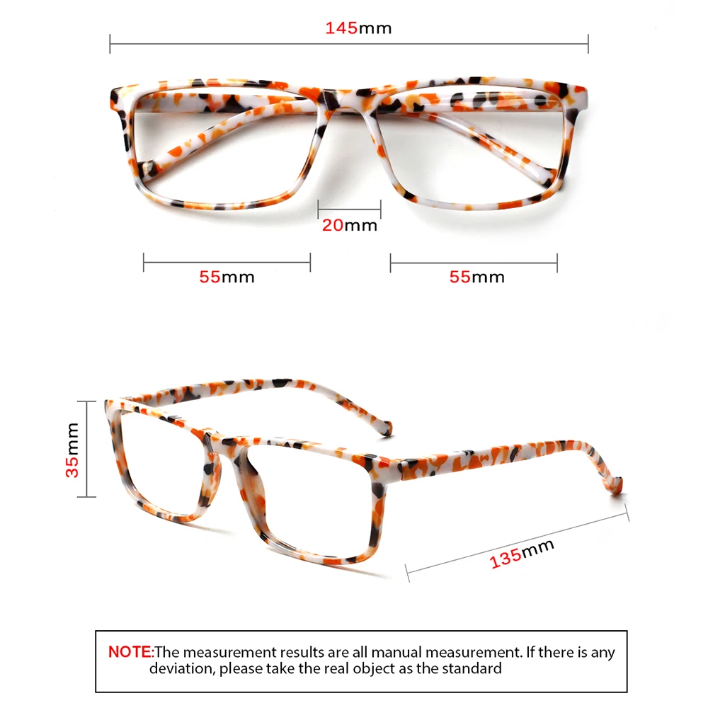 3Pcs Fashion Men Women Reading Glasses No Screw Detachable Design Eyeglasses Hyperopia Presbyopia Vision Care Eyewear