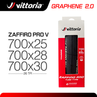 Vittoria Zaffiro Pro V 700X25C/28C Tire Road Bike Tires Set with Inner Tubes Performance Training in All Conditions (Full Black)