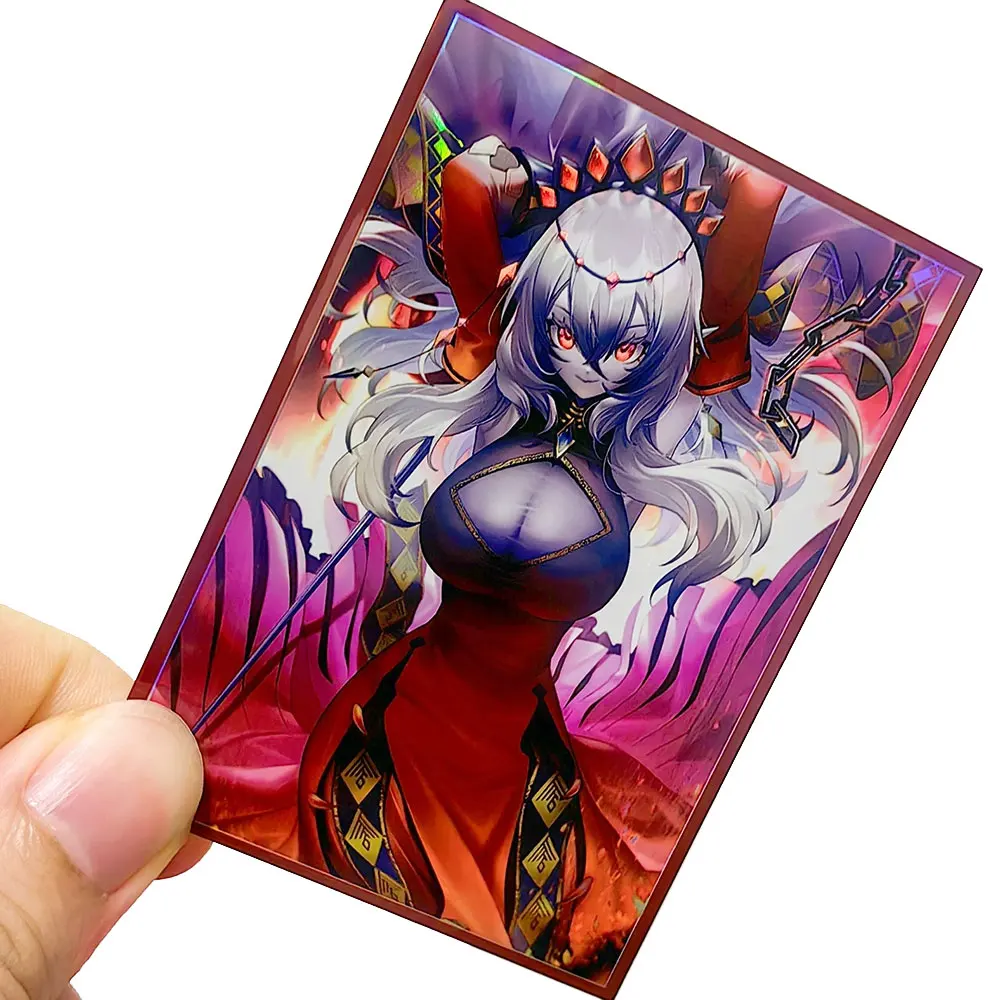 50ct Holographic Flashing Sleeves (Arianna The Labrynth Servant) Top Loading Trading Card Sleeves 63X90MM Deck Protector for YGO