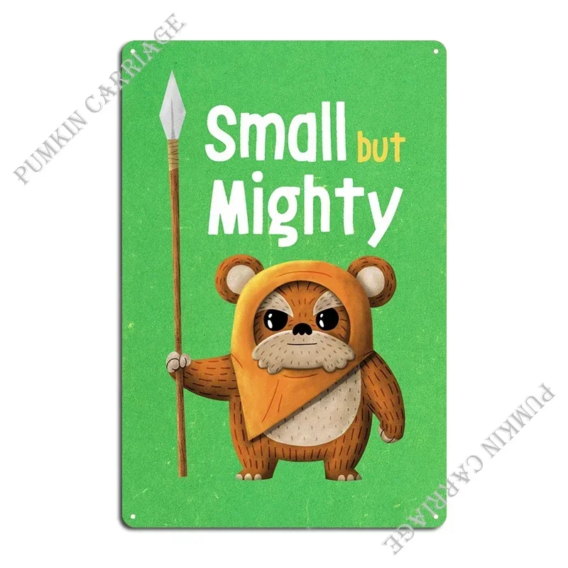 Small But Mighty Metal Sign Designs Living Room Decoration Garage Garage Tin Sign Poster