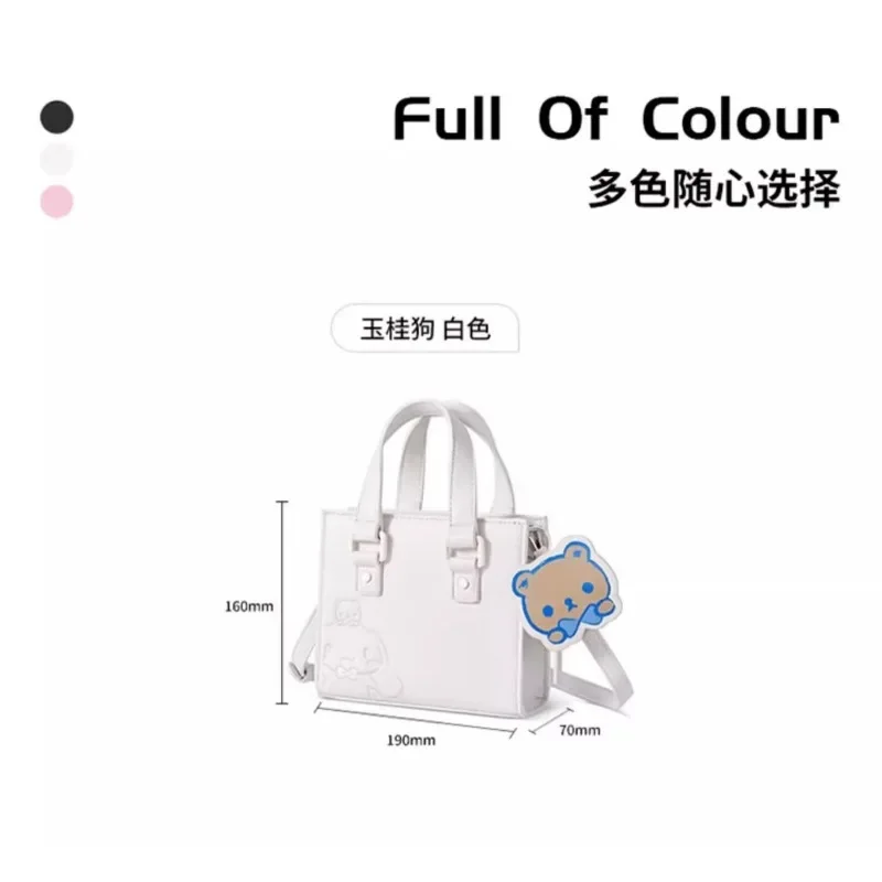 Sanrio Series Handbags Women\'s Cambridge Bags Commuter Bag Cute Kawaii Shoulder Bags Messenger Bag Fashion Temperament Niche Bag