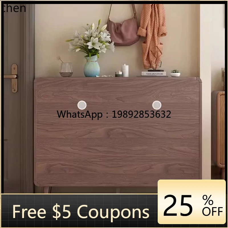 

ii solid wood shoe cabinet large-capacity entrance entrance cabinet medieval storage cabinet