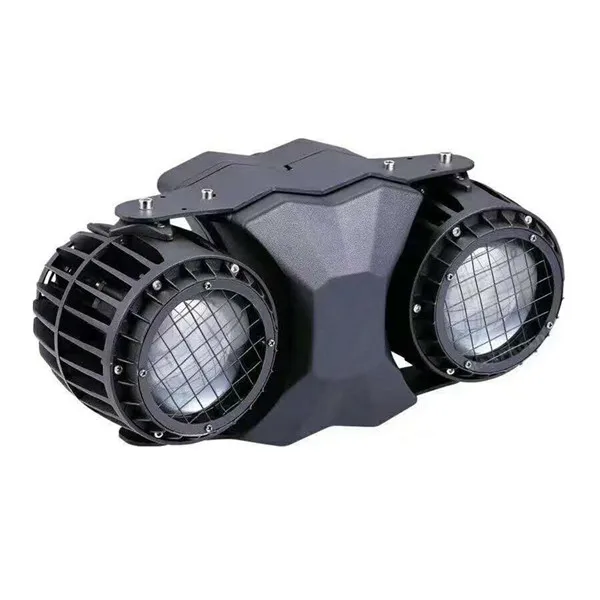 

(4pcs with 1flycase) 300W COB Wash Audience Light 2 Heads 2x150W RGBW 4IN1 Matrix LED Light blinder ip65 dmx