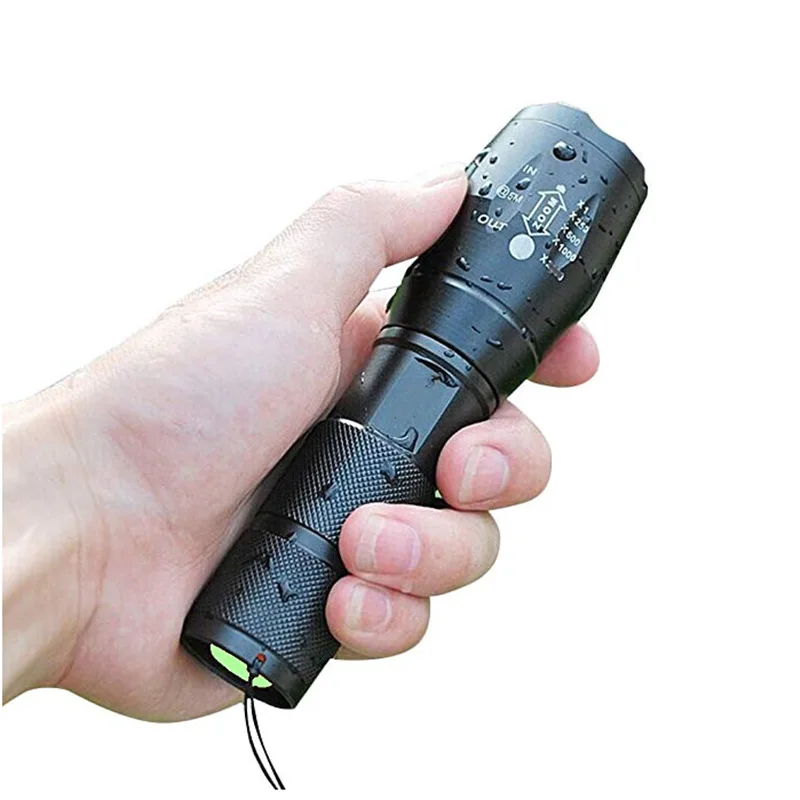 zk20 Outdoor waterproof mini adjustable strong light flashlight night cycling light extra long standby emergency light