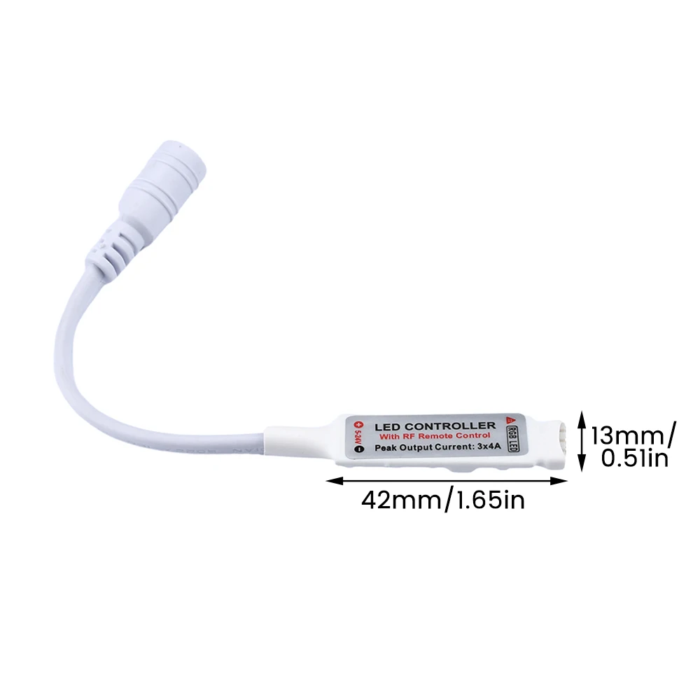 Minicontrolador RF de DC5-24V, controlador de atenuación LED de dos colores, 15 teclas