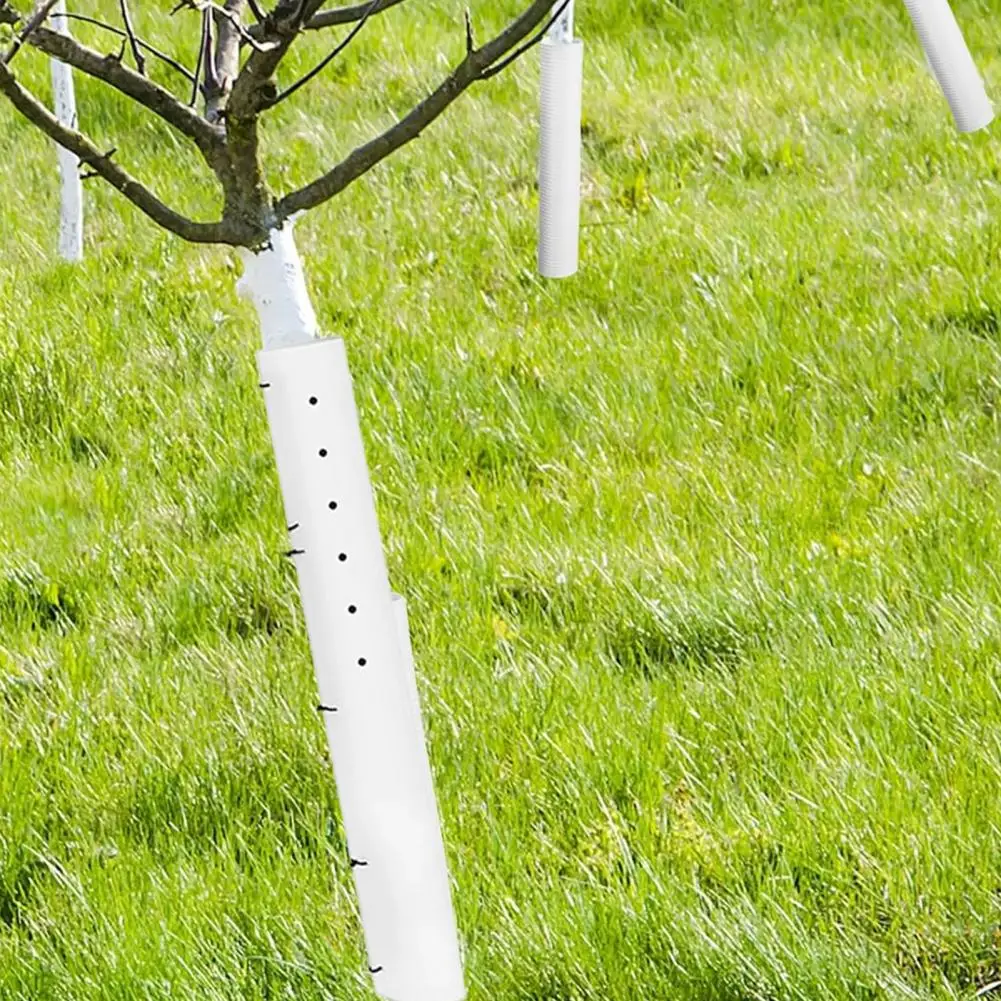 Strawberry Plant Protectors Tree Grow Tubes 5pcs Tree Sapling Grow Tubes with Ventilated Seedlings Protectors Split for Deer