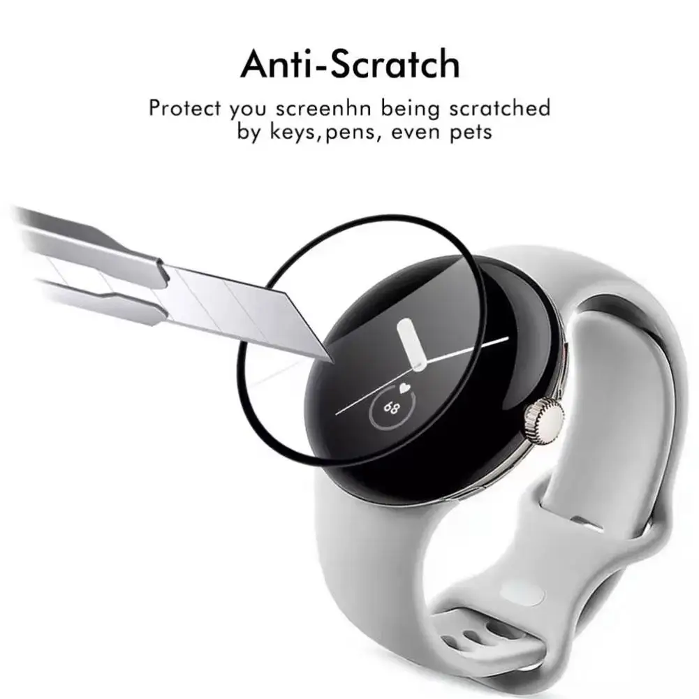 Protecteur d'écran pour Google Pixel Watch 3, pas de verre, incurvé 3D, ultra-mince, HD, film de protection complet pour Google Pixel Watch Access