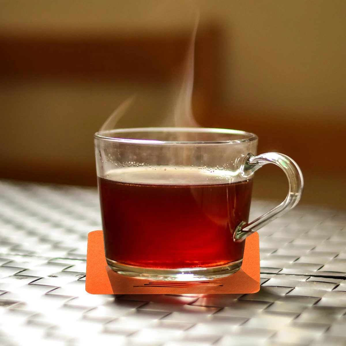 

10pcs Felt Coasters Cup Tea Coater Kitchen Thickened Water Absorbing Anti Slip Christmas Animal Pattern Mug Coasters Premium